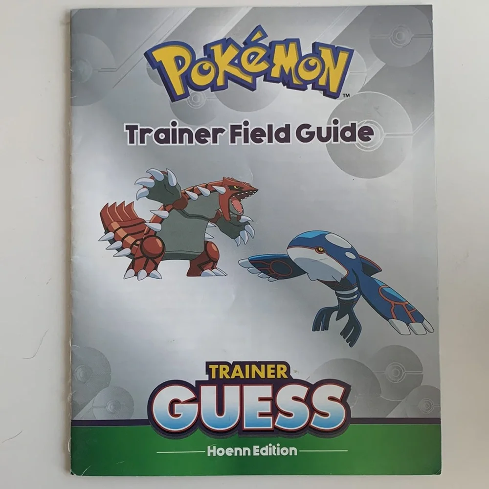 Pokémon Trainer Guess Hoenn Edition with Guide